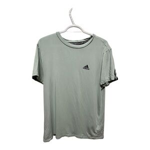Adidas Men's Pale Green Short Sleeve Tee - Unisex